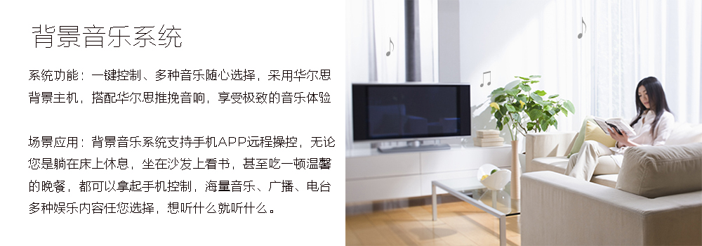 大平層背景音樂系統(tǒng)